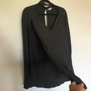 Charlotte Russe Black Cape Dress